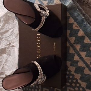 Gucci high heels limited edition eyes size 38 1/2, which is 7 1/2